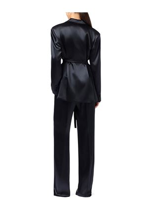Giacca Wilder in raso nero lucido THE ANDAMANE | TM183006ATNV127999